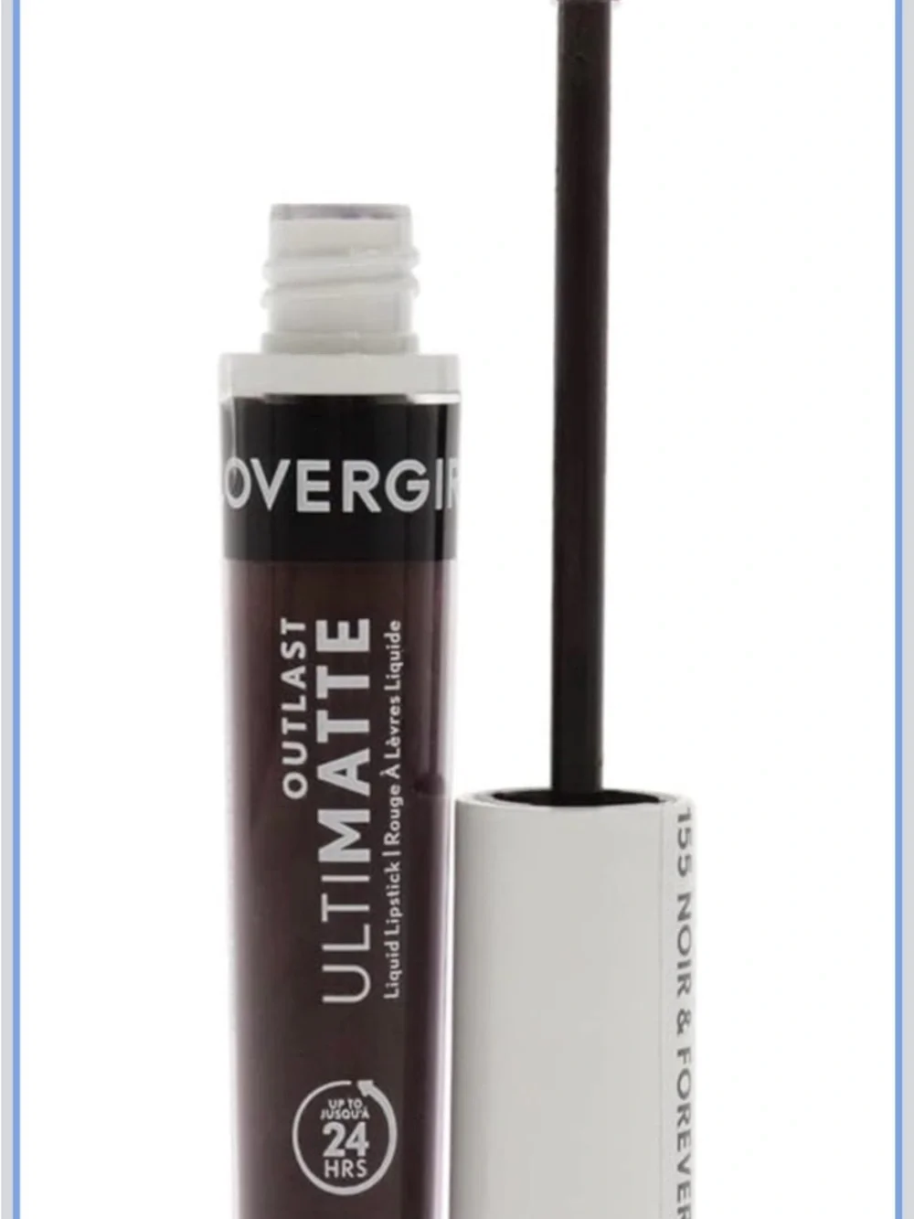 2 CoverGirl Outlast Ultimatte Liquid Lipsticks- 155 Noir & Forever + 150 Caberet